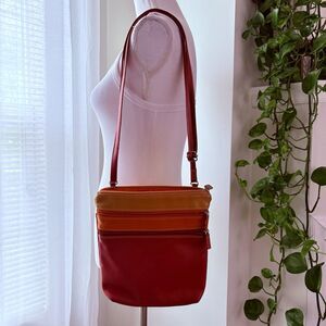 BELARNO NAPA LEATHER CROSSBODY PURSE MADE IN ITALY EXCELLENT CONDITION